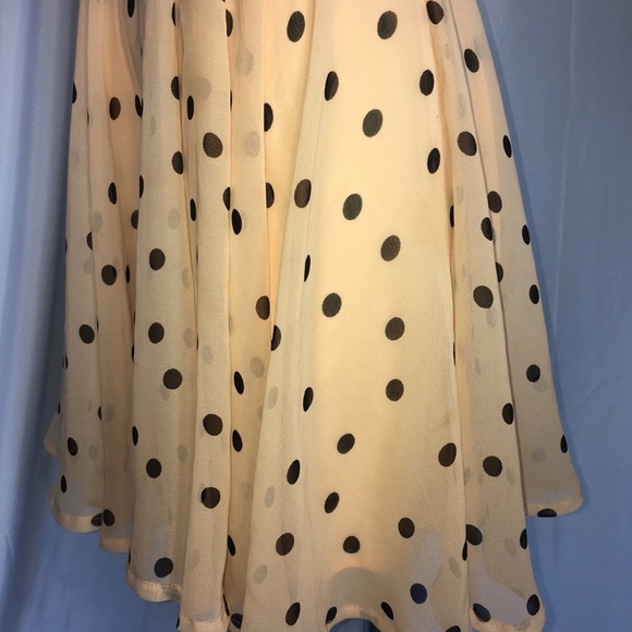 Charlotte Russe Short Flare Polka Dot Dress - Picture 7 of 8
